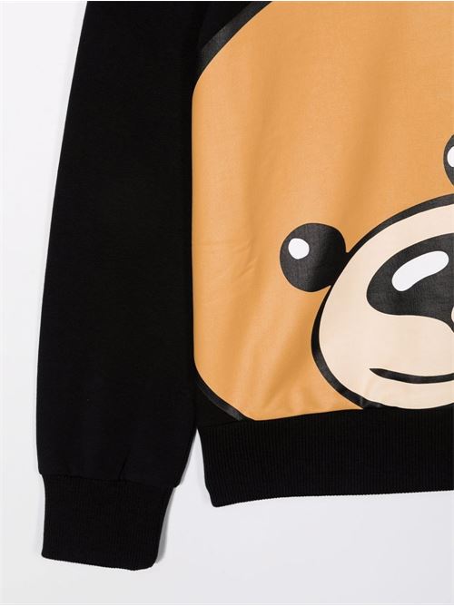 Felpa girocollo con orso grande MOSCHINO KID-TEEN | H6F039LDA1660100